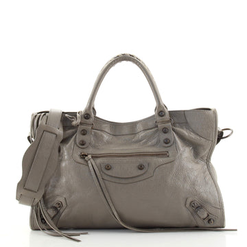 Balenciaga City Classic Studs Bag Leather Medium