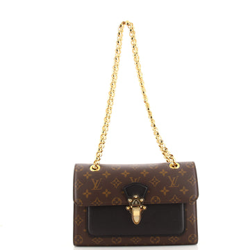 Louis Vuitton Victoire Handbag Monogram Canvas and Leather