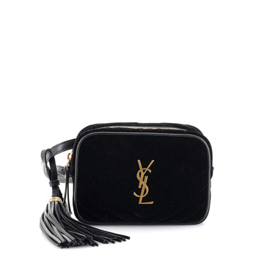 Saint Laurent Lou Belt Bag Matelasse Chevron Velvet