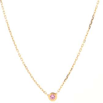 Cartier Cartier D'Amour 1 Pink Sapphire Necklace 18K Rose Gold