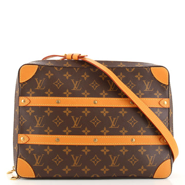 Louis Vuitton Soft Trunk Messenger Bag Monogram Canvas MM