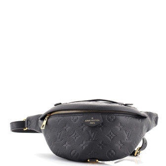 Louis Vuitton Bum Bag Monogram Empreinte Leather Black 1577401