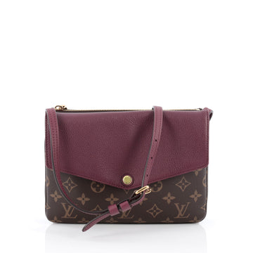 Louis Vuitton Twice Handbag Monogram Canvas