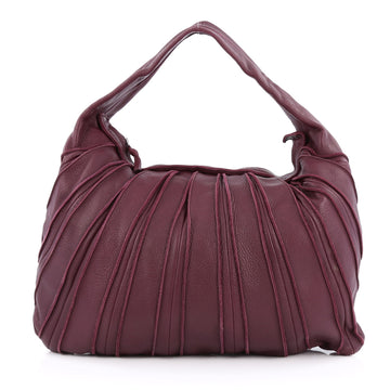 Bottega Veneta Hobo Pleated Leather Large