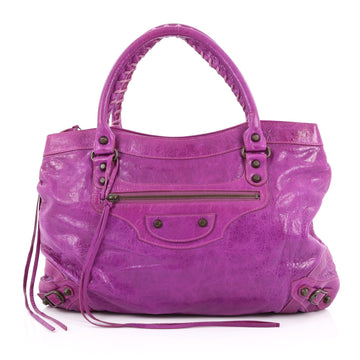 Balenciaga Purse Classic Studs Handbag Leather