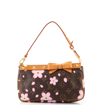 Louis Vuitton Pochette Accessoires Limited Edition Cherry Blossom Monogram
