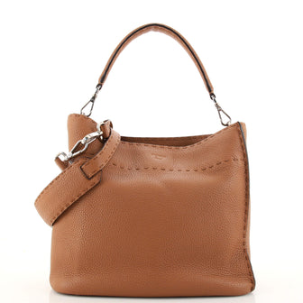 Fendi Selleria Anna Bucket Bag Leather