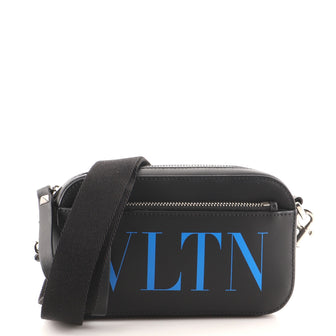Valentino VLTN Zip Crossbody Bag Printed Leather