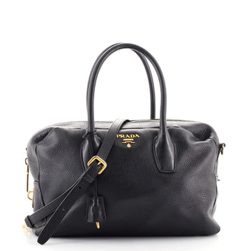 Prada Convertible Bauletto Bag Vitello Daino Medium