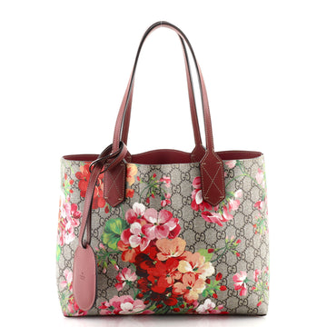 Gucci Reversible Tote Blooms GG Print Leather Small