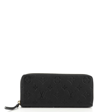Louis Vuitton Clemence Wallet Monogram Empreinte Leather