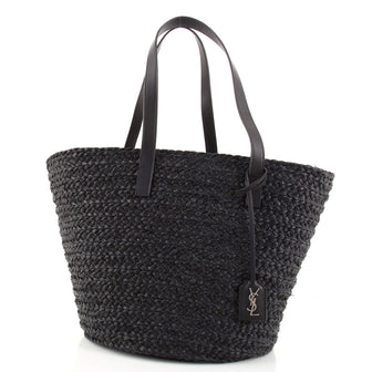 Saint Laurent Panier Basket Shopper Raffia Medium