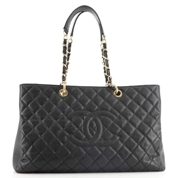 Chanel Grand Shopping Tote Quilted Caviar XL