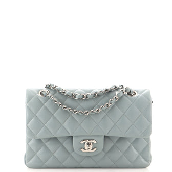 Chanel Classic Double Flap Bag Quilted Caviar Small