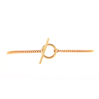Hermes Echappee Bracelet 18K Rose Gold Small