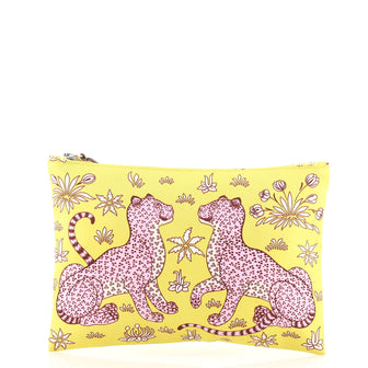 Hermes Silky Pocket Cosmetic Case Printed Silk