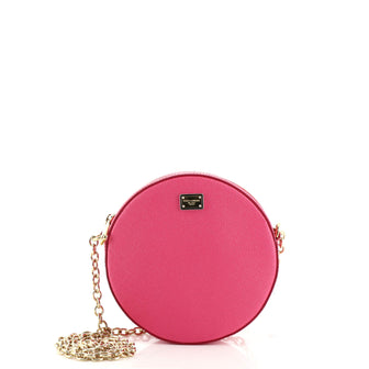 Dolce & Gabbana Round Crossbody Bag Leather