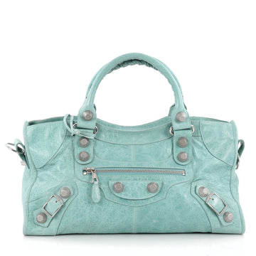 Balenciaga Part Time Giant Studs Handbag Leather