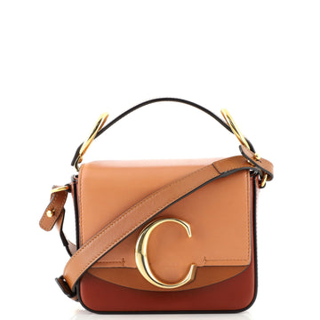 Chloe C Flap Bag Leather Mini