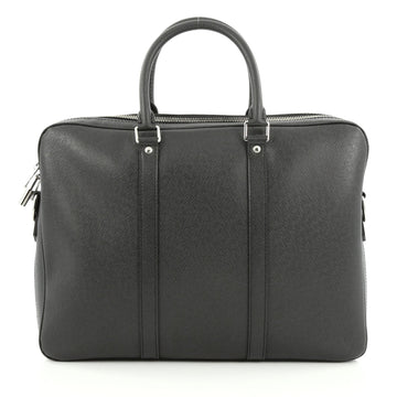Louis Vuitton Porte-Documents Voyages Bag Taiga Leather PM