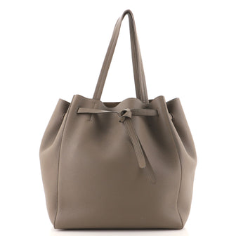 Celine Phantom Tie Cabas Tote Leather Small