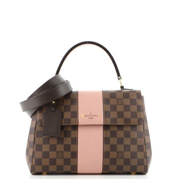 Louis Vuitton Bond Street Handbag Damier with Leather MM