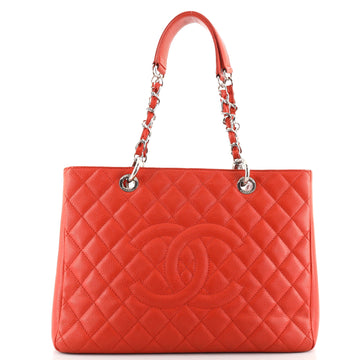 Chanel Grand Shopping Tote Quilted Caviar