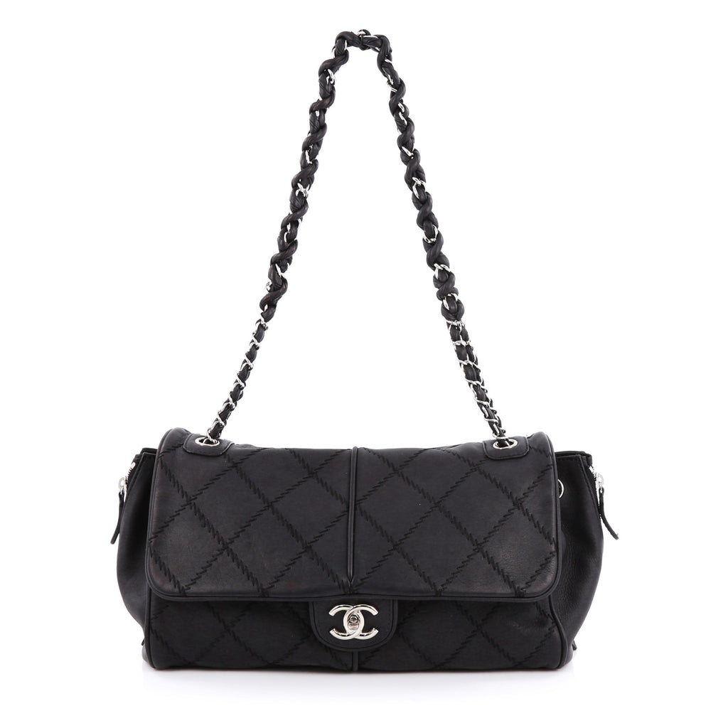 Buy Chanel Ultimate Stitch Side Zip Flap Bag Quilted 1582002