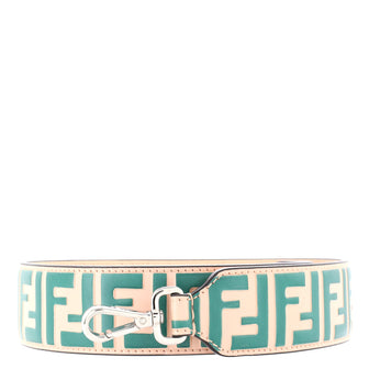 Fendi Strap You Shoulder Strap Zucca Embossed Leather