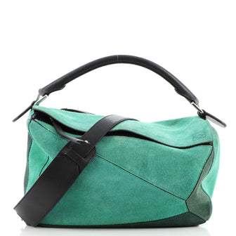 Loewe Puzzle Bag Suede Medium