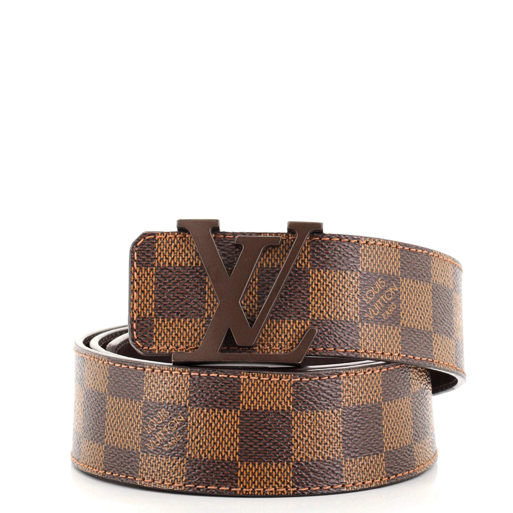 Louis Vuitton LV Initiales Belt Damier Graphite Wide 90 158317