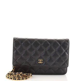 Chanel Wallet on Chain Quilted Caviar