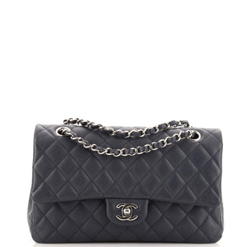 Chanel Classic Double Flap Bag Quilted Caviar Medium