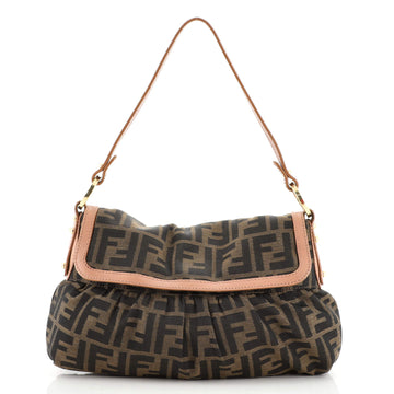 Fendi Chef Flap Bag Zucca Canvas Small