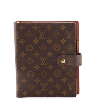 Louis Vuitton Ring Agenda Cover Monogram Canvas GM