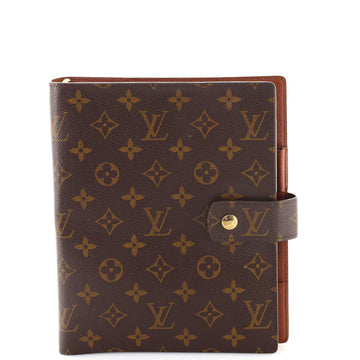 Louis Vuitton Ring Agenda Cover Monogram Canvas GM