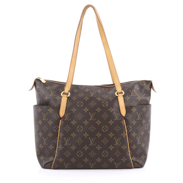 Louis Vuitton Totally Handbag Monogram Canvas MM Brown
