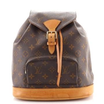 Louis Vuitton Vintage Montsouris Backpack Monogram Canvas MM