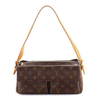Louis Vuitton Viva Cite Handbag Monogram Canvas MM