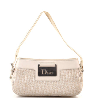 Christian Dior Vintage Trotter Street Chic Pochette Diorissimo Canvas