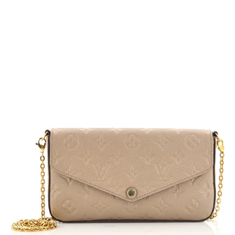 Louis Vuitton Felicie Pochette Monogram Empreinte Leather