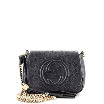 Gucci Soho Chain Crossbody Bag Leather Small