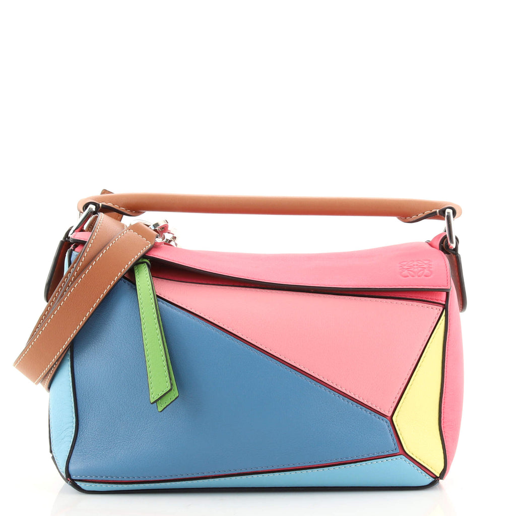 Loewe Puzzle Bag Leather Small Multicolor 1584931