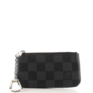 Louis Vuitton Key Pouch Damier Graphite