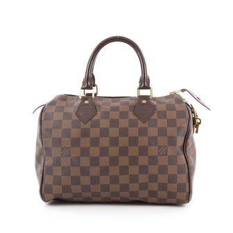 Louis Vuitton Speedy Handbag Damier 25 Brown