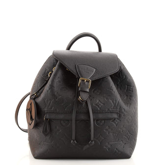 Louis Vuitton Montsouris Backpack NM Monogram Empreinte Leather PM