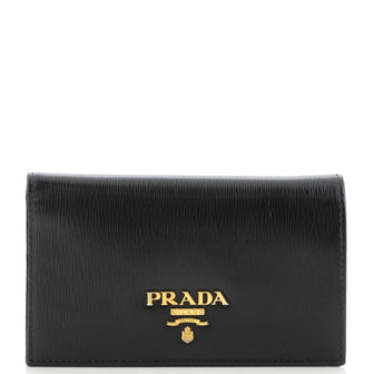 Prada Flap Card Case Vitello Move