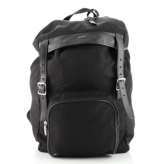Saint Laurent Hunting Backpack Canvas