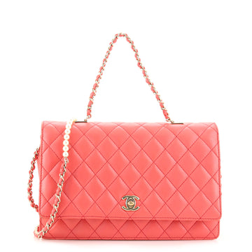 Chanel Fantasy Pearls Flap Bag Quilted Lambskin Large