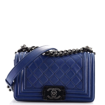 Chanel Boy Flap Bag Quilted Lambskin Small